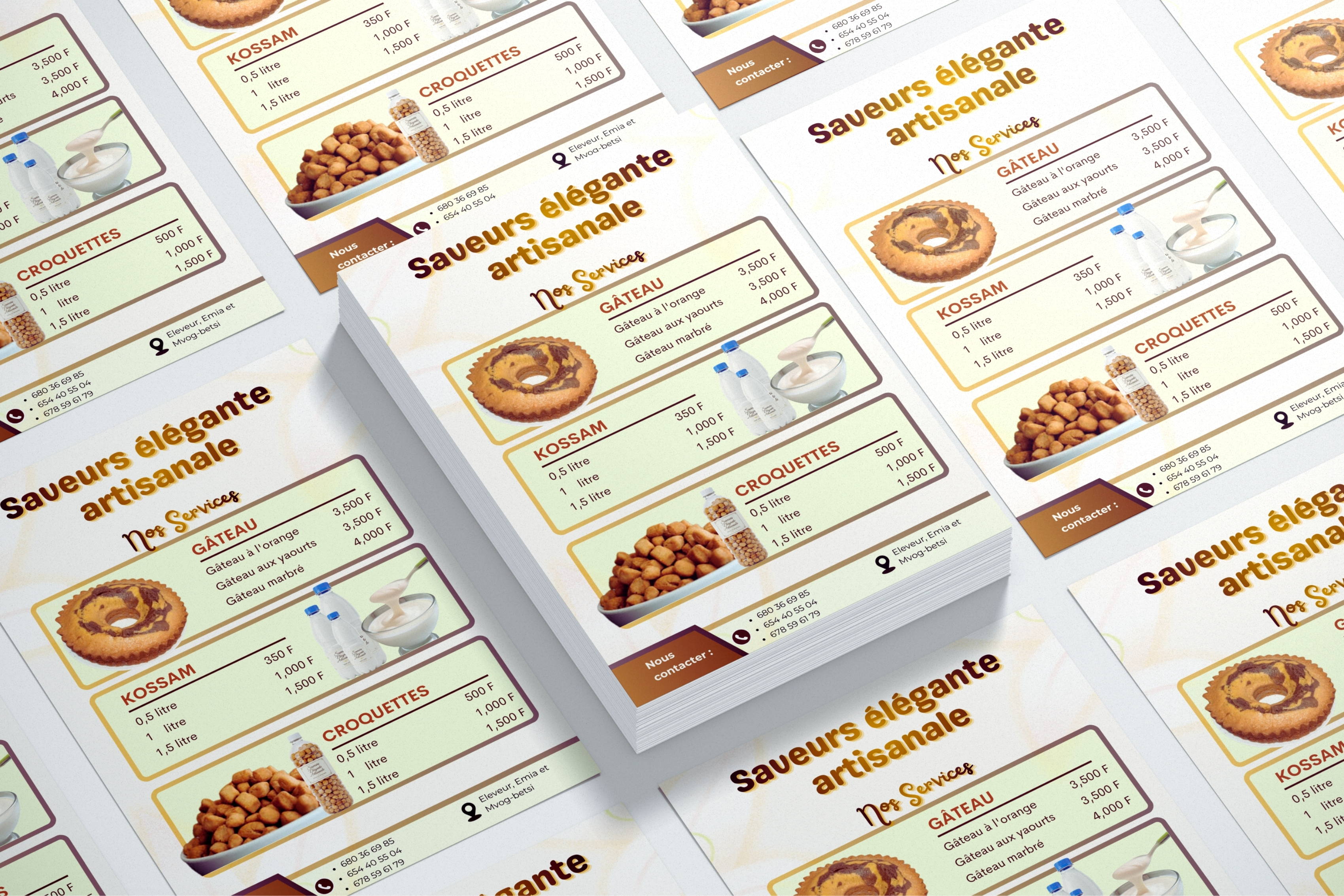 Flyer Gâteaux - Fichier 2